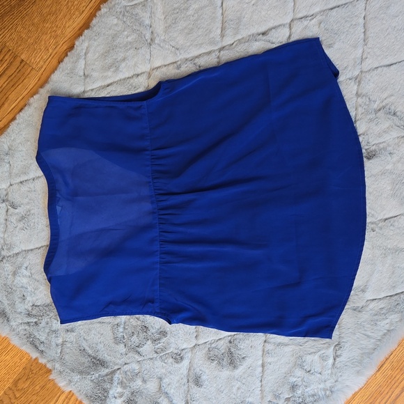 American Eagle Blue Chiffon Tank Top, Women's Small, Great Condition - Picture 8 of 8